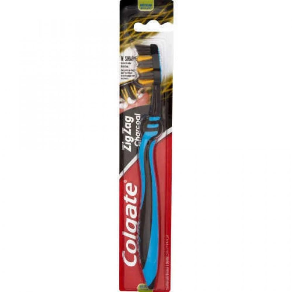 Colgate Zigzag Charcoal Toothbrush Medium