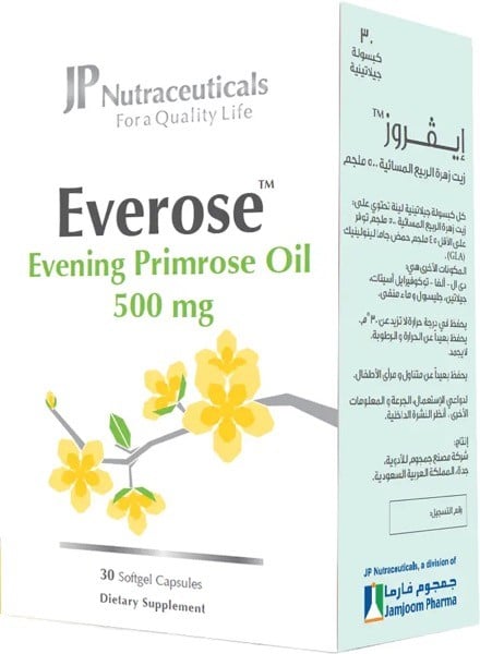 Jp Everose 500mg Capsules 30