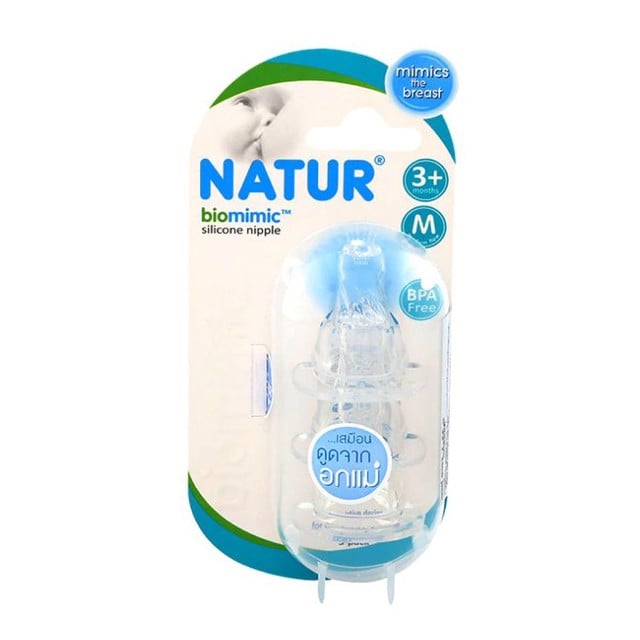 Natur Silicone Nipple 3+ Months