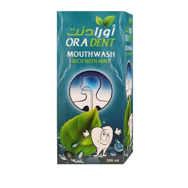 Oradent Mint Mouthwash 300ml