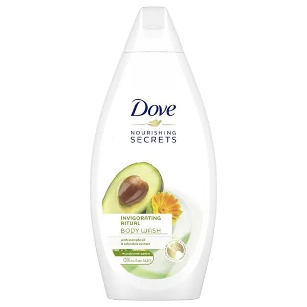 Dove Body Wash Invigorating Avocado 500ml