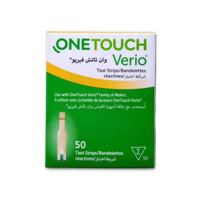 Onetouch Verio Test Strips 50 pcs