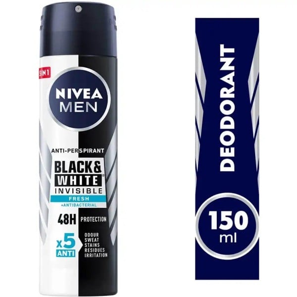 Nivea Men Deodorant Spray Black & White Fresh 200ml