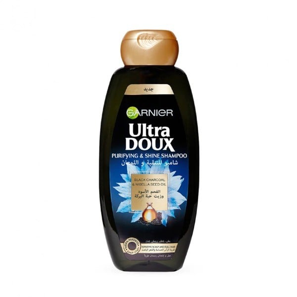 Garnier Ultra Doux Black Charcoal Shampoo 200ml