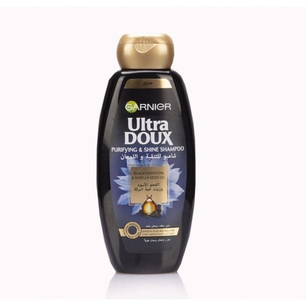 Garnier Ultra Doux Black Charcoal Shampoo 400ml