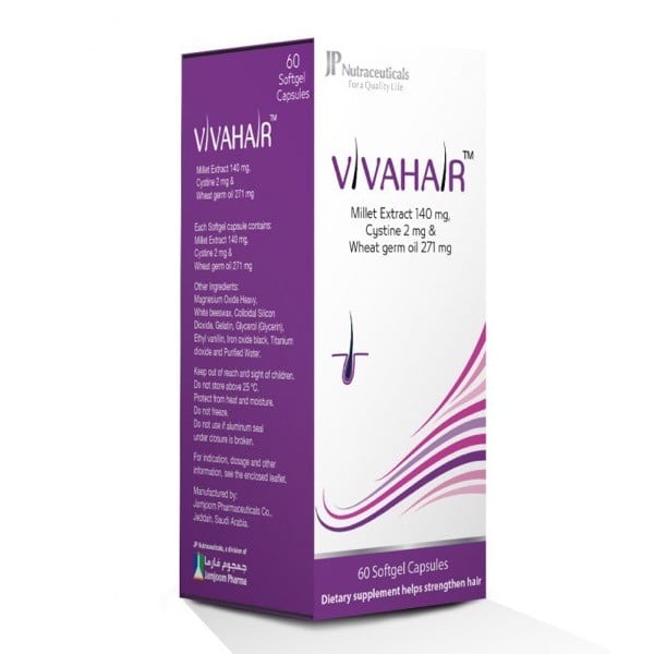 Jp Vivahair 60mg Capsules 60