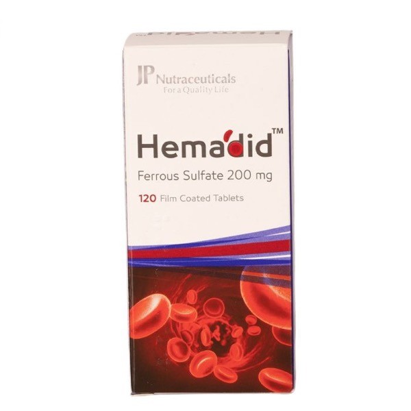 JP Hemadid 200mg Tablets 120