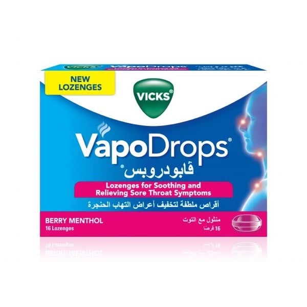 Vicks Berry Menthol 16 Lozenges