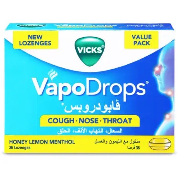 Vicks Honey Lemon Lozenges 36