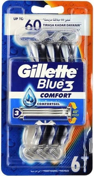 Gillette Blue 3 Comfort Razor 6+2 pcs