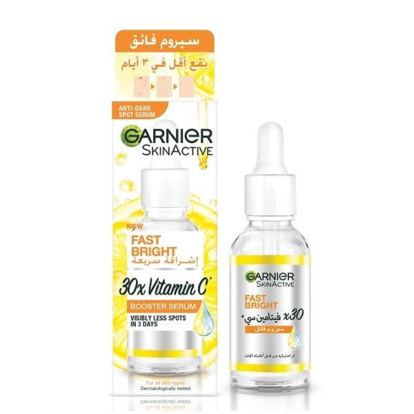 Garnier Fast Bright 30x Vitamin C Anti Dark Spot Serum 30ml