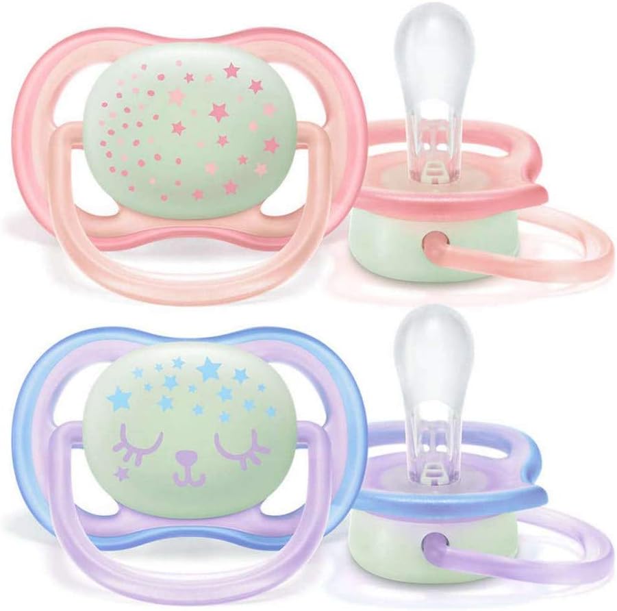 Philips Avent Ultra Air Pacifier 0-6m Girl x2