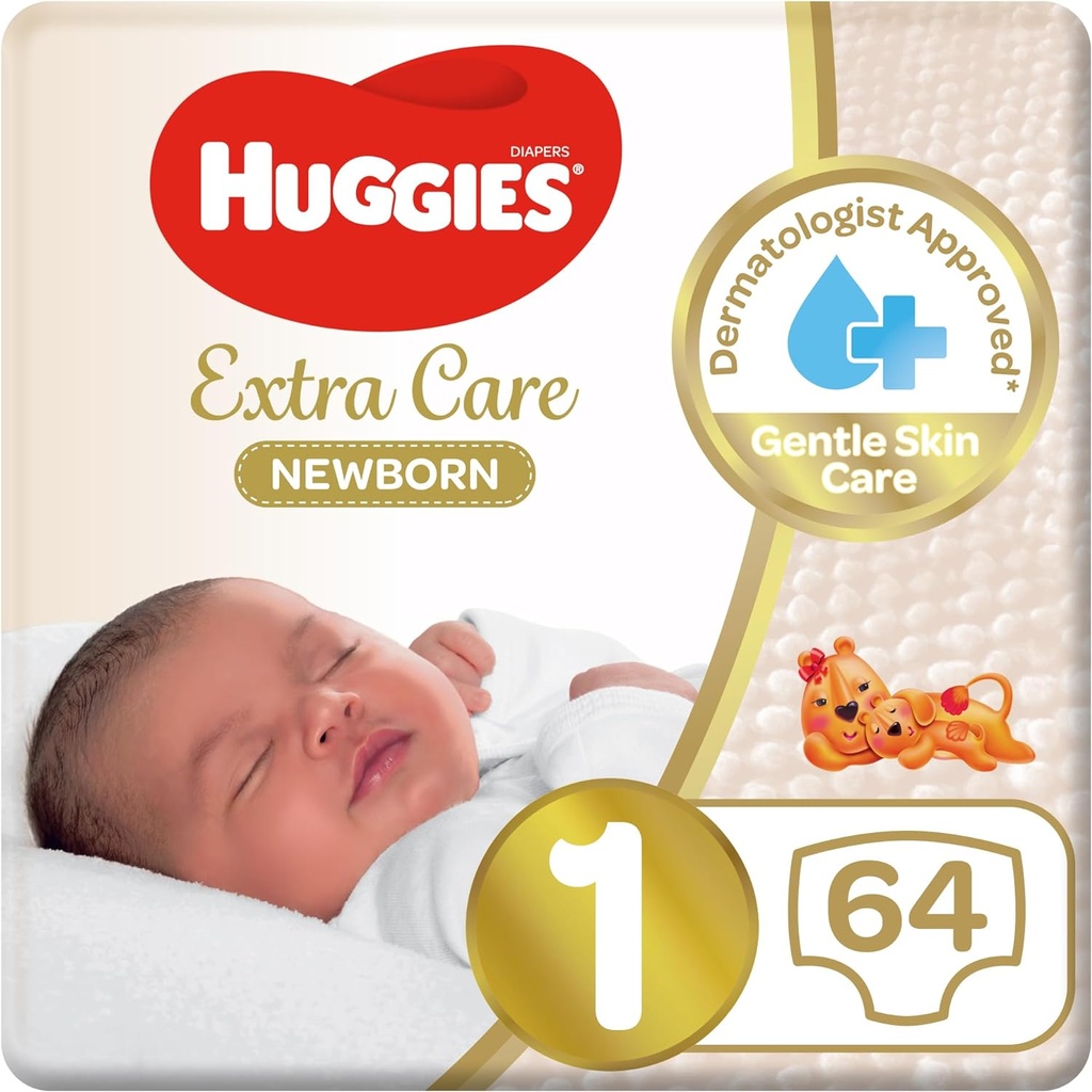 Huggies Malibu Diapers Size 1 Jumbo Pack 2*64