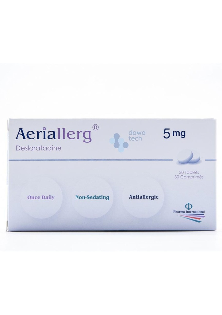 Aeriallerg 5mg Tablets 30