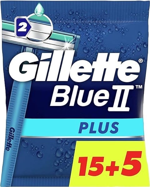 Gillette Blue II Plus Razors 15 pcs