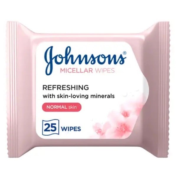 JOHNSON MICELLAR WIPES NORMAL SKIN 25W