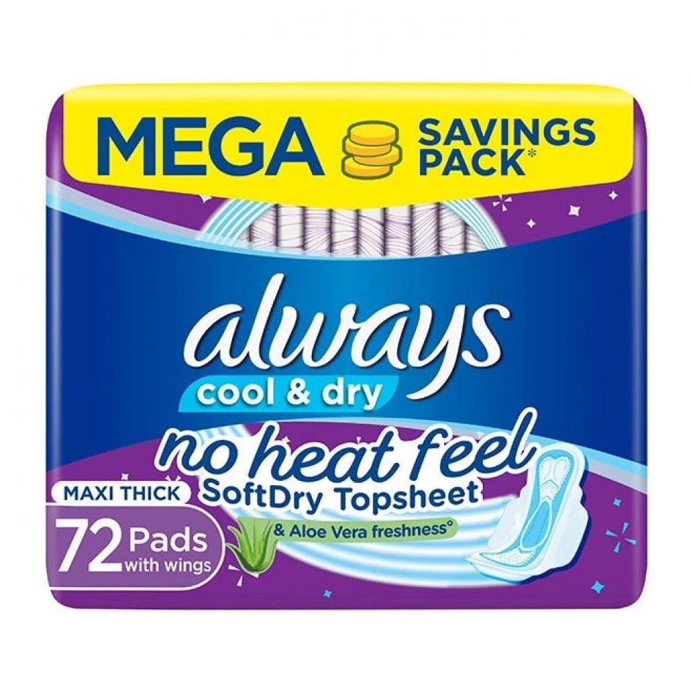 Always Violet Clean Dry 3*72 Pads