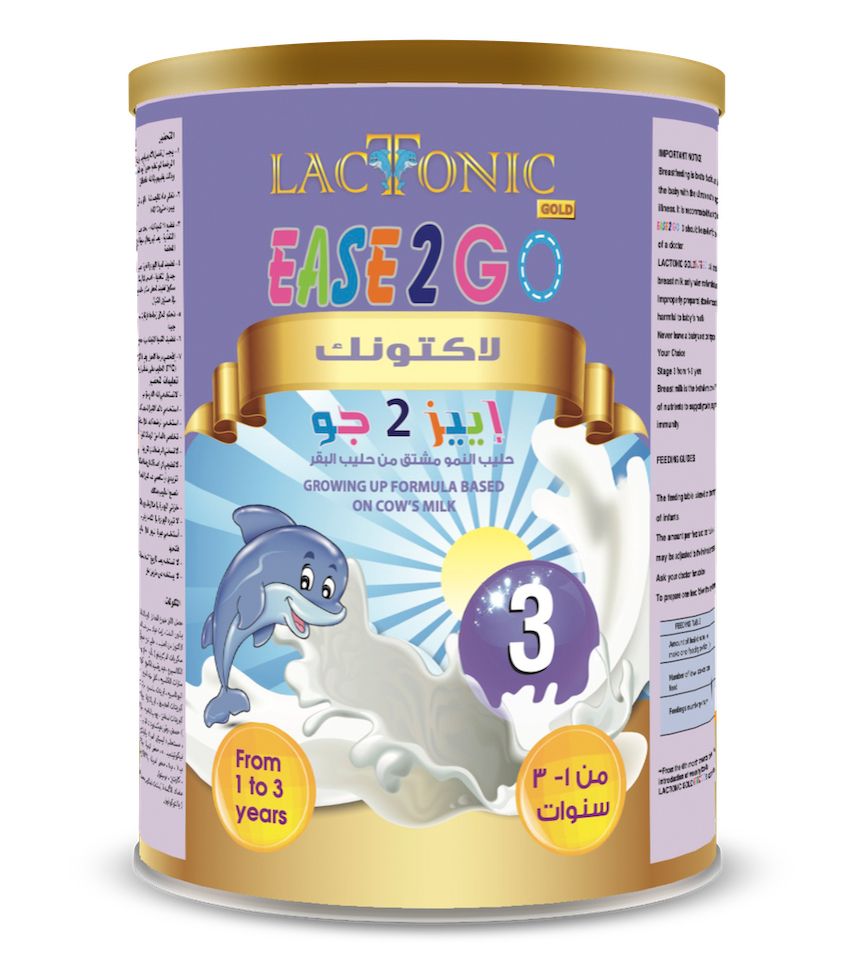 Lactonic Ease To Go Growing Up Milk Formula Stage 3 400 gm