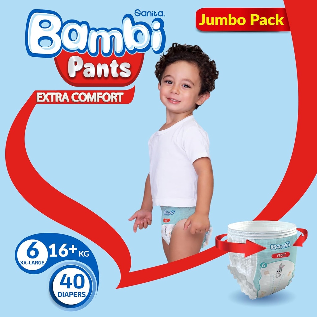 SANITA BAMBI 6 PANTS 3*40 PANTS old