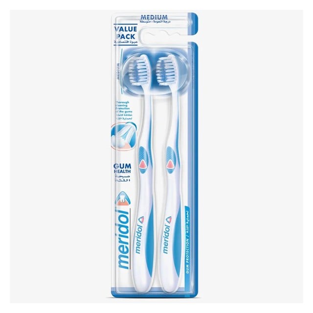 Meridol Toothbrush Twinpack 12x1 Medium