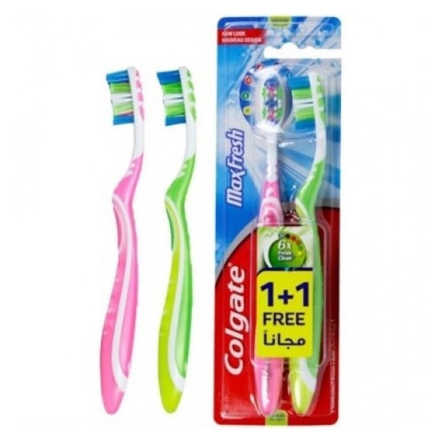 Colgate Maxfresh Toothbrush 1+1 Free