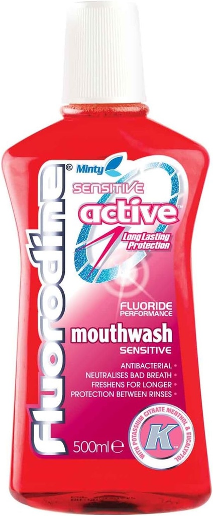 Fluorodine Mouthwash Sensitive 500ml