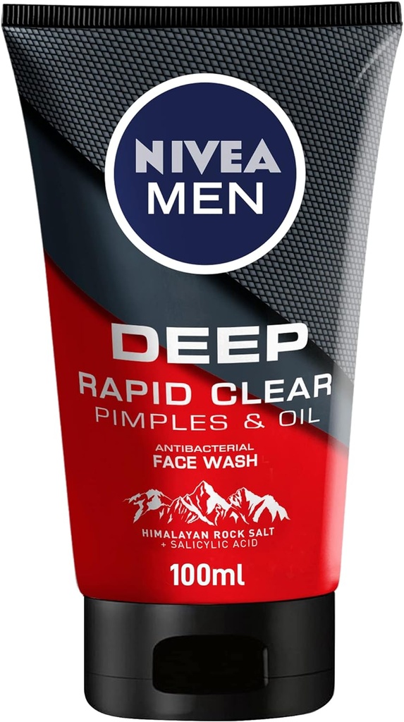 Nivea Men Deep Cleanse Face Wash with Clay 100ml