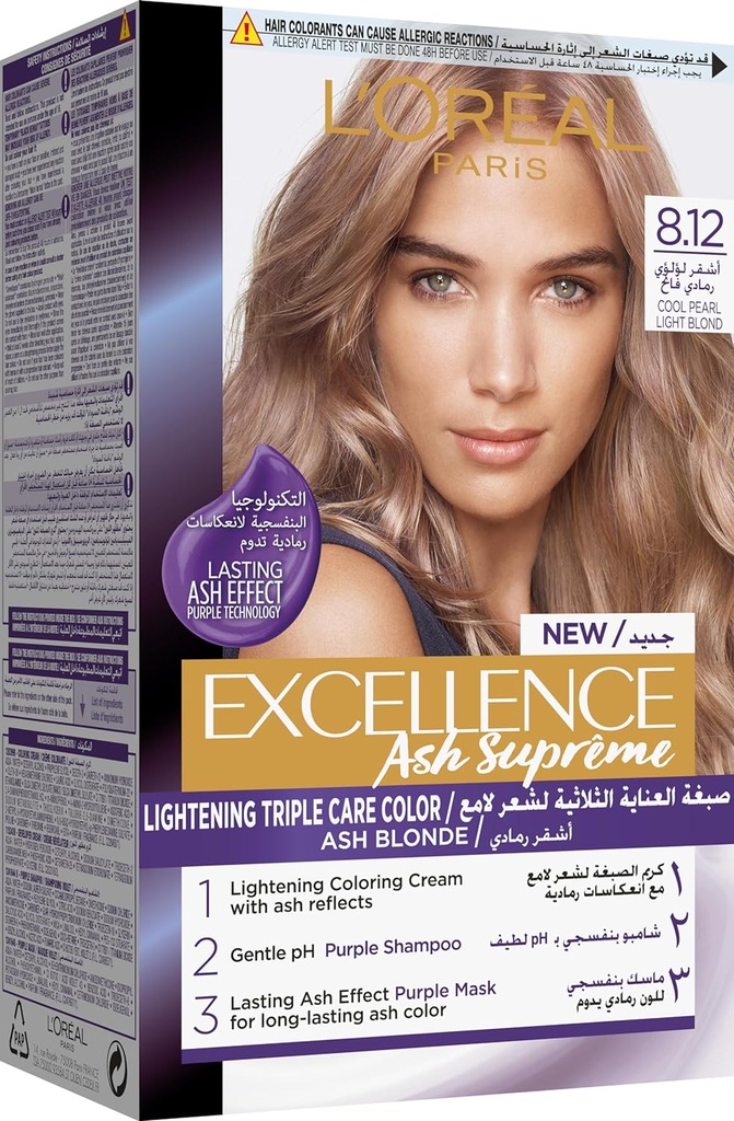 Loreal Excellence Ash Supreme 8.12