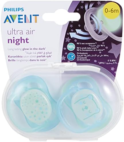 Philips Avent Ultra Air Pacifier 0-6m Boy x2