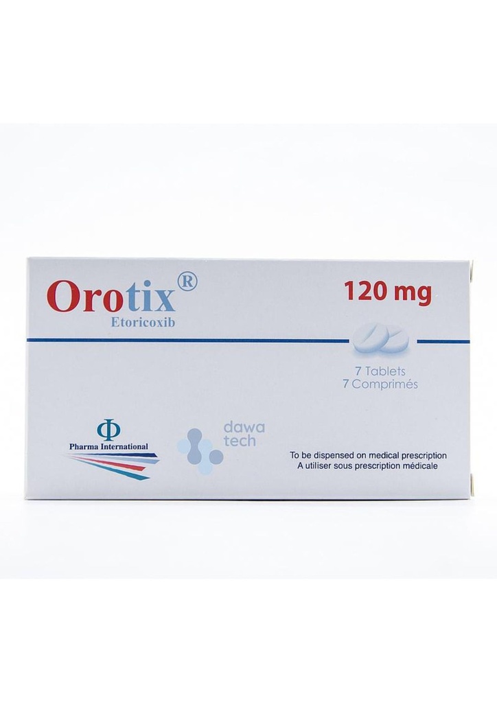 Orotix 120mg Tablets 7