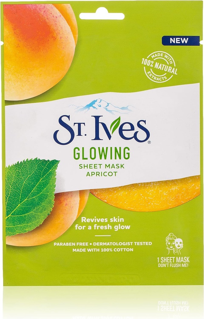 St. Ives Glowing Apricot Sheet Mask 1 Sheet