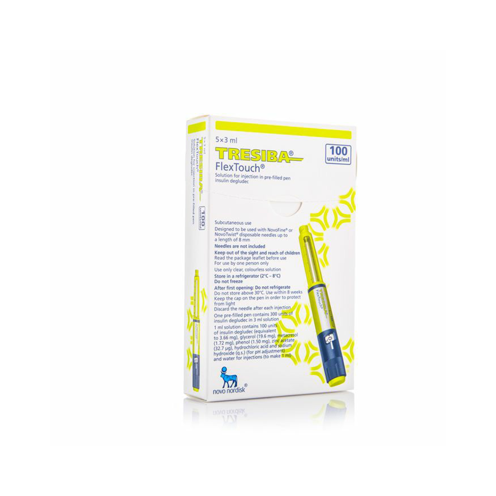 Tresiba Flextouch 100iu/ml Injection Pen 3ml