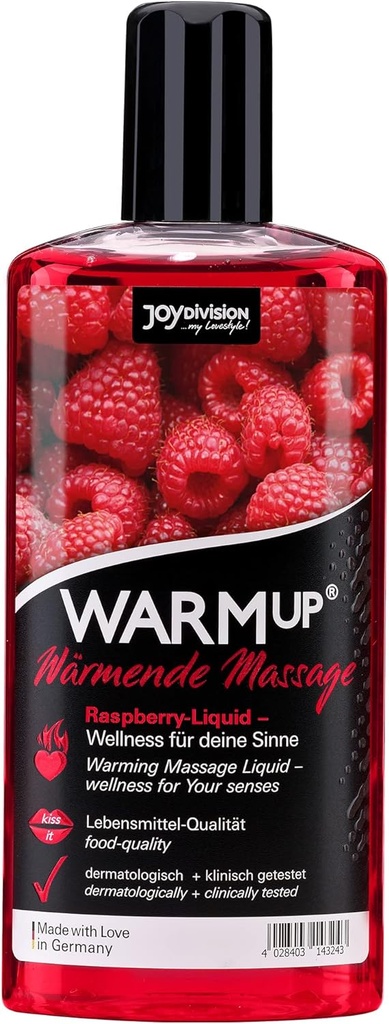 Joydivision Warmup Massage Raspberry 150ml