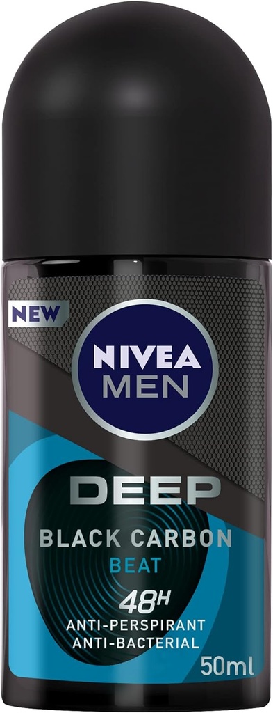 Nivea Men Roll On Deep Carbon 50ml