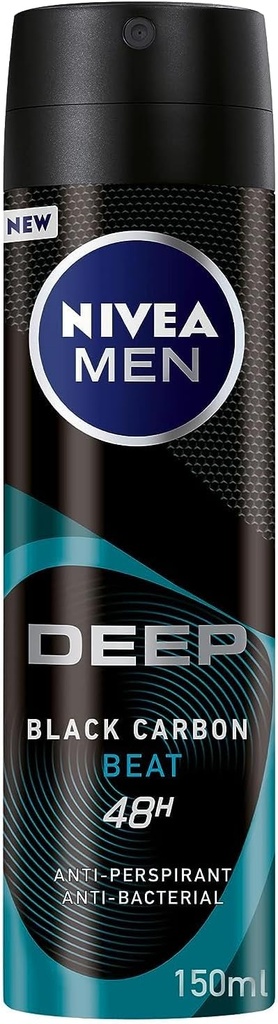 Nivea Men Deep Carbon Spray 150ml