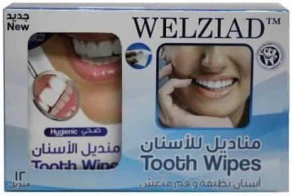 Welziad Tooth Wipes 12 Wipes