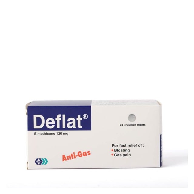 Deflat Chewable Tablets 120mg 30