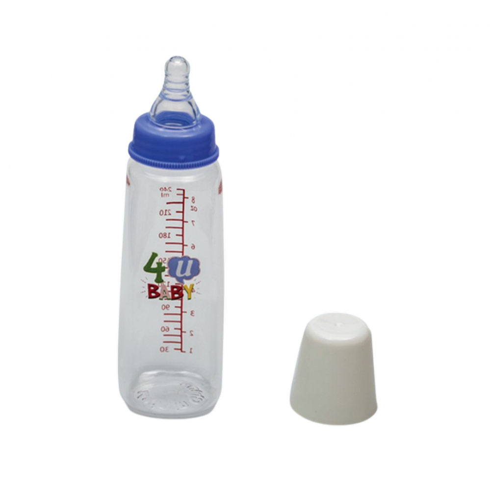 4U Baby Bottle Glass 240ml