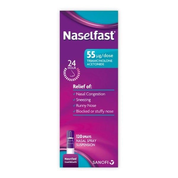 Naselfast Nasal Spray 55mcg 1 Spray