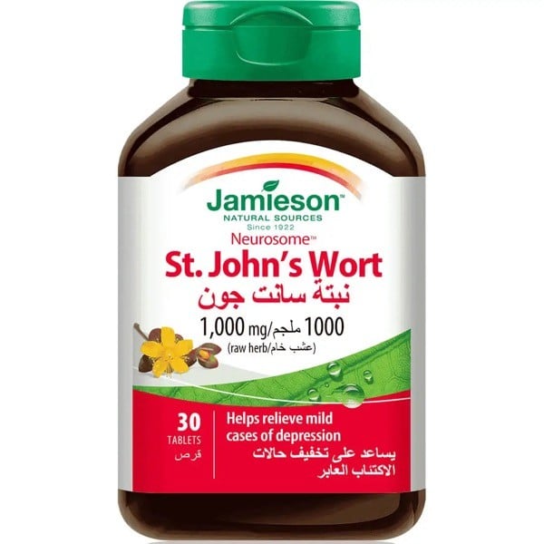 Jamieson St. Johns Wort 1000mg Tablets 60