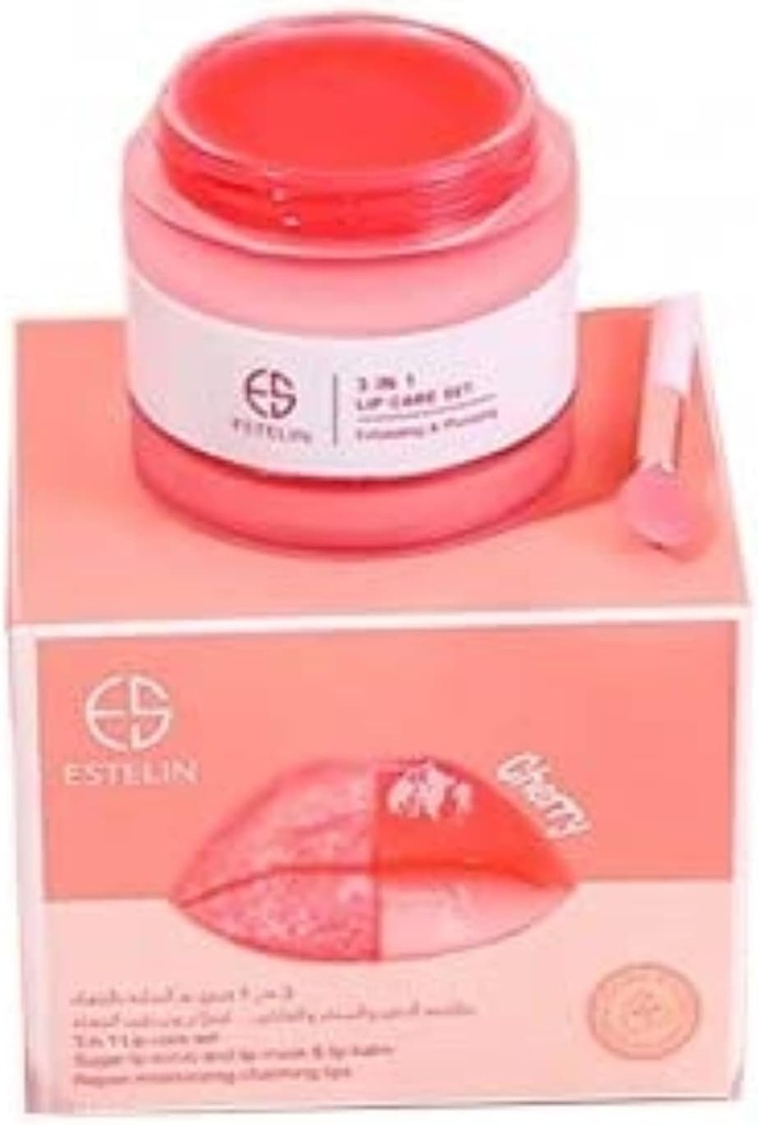 Estelin 3 in 1 Lip Care Set Cherry 50g