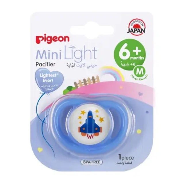 Pigeon Minilight Pacifier Single Medium Boy 1pc