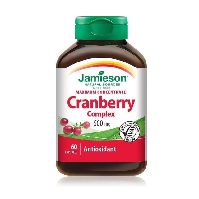 Jamieson Cranberry 500mg Capsules 60