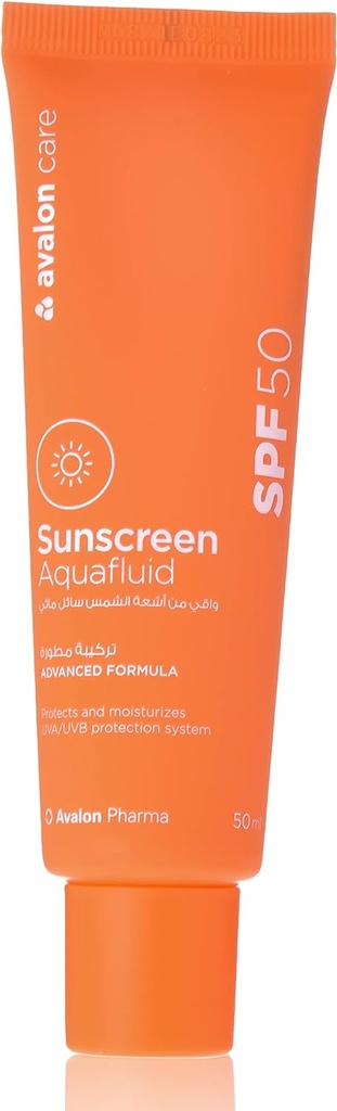 Avalon Care Sunscreen Aquafluid Spf 50 50ml