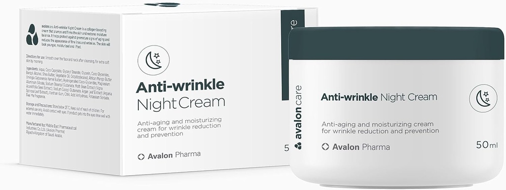 Avalon Care Anti-wrinkle Night Cream 50g