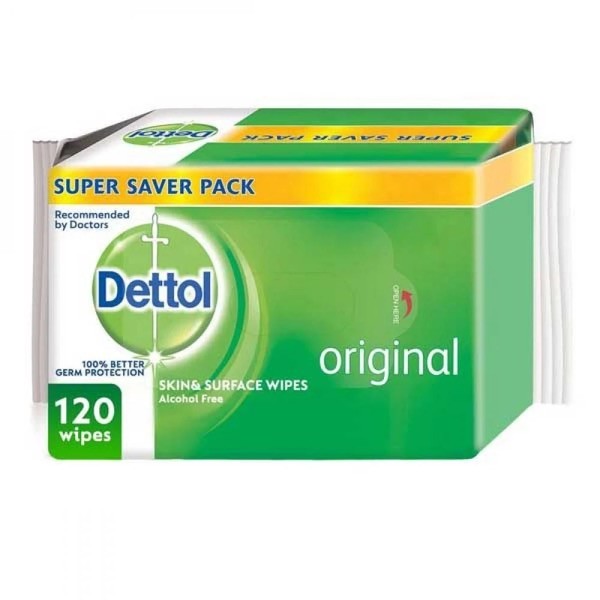 Dettol Wipes Original 120s