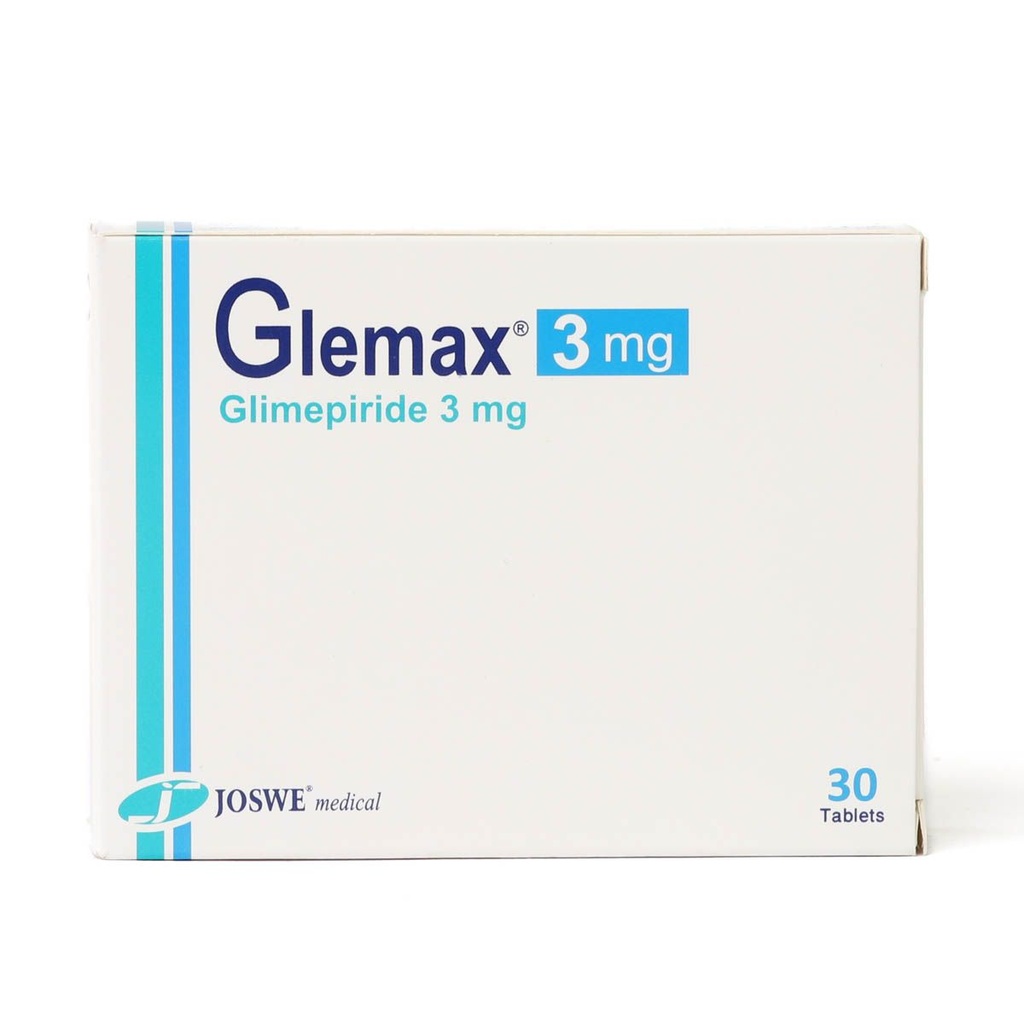 Glemax 3mg Tablets 30