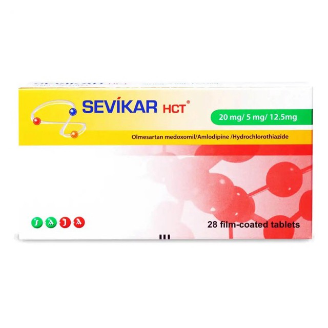 Sevikar Hct 20mg/5mg/12.5mg Tablets 30