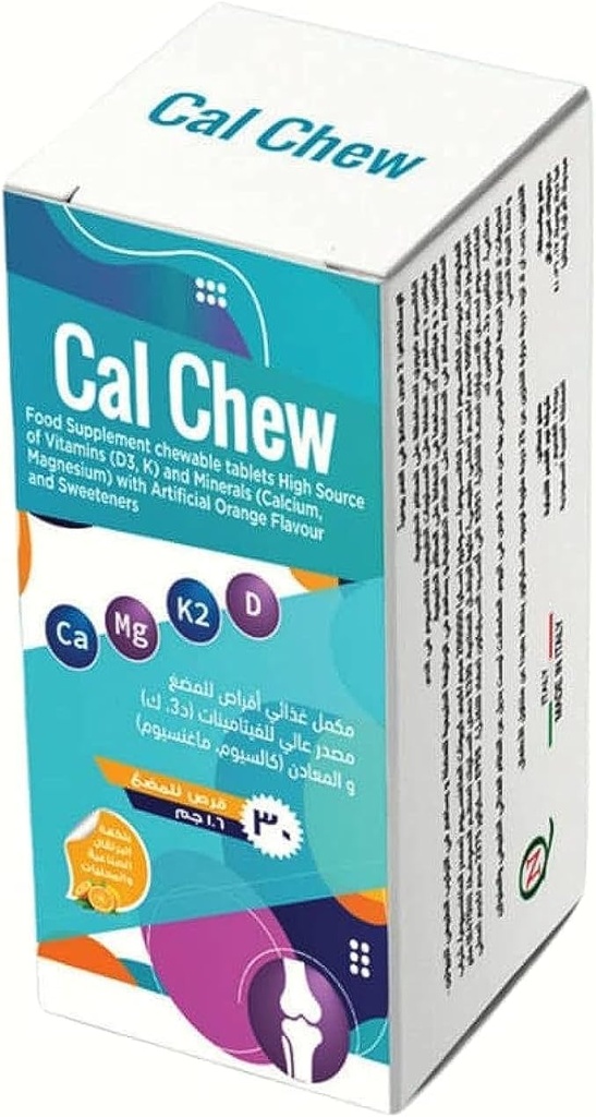 Cal Chew 500mg Chewable Tablets 30