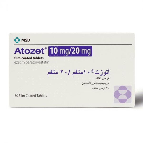 Atozet 10mg/20mg Tablets 30